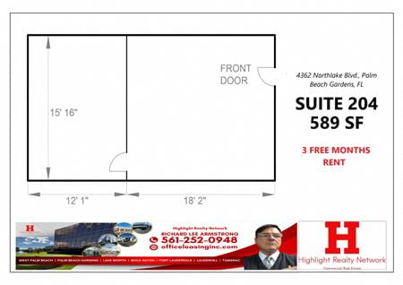 Office space for Rent at 4360 Northlake Blvd in Palm Beach Gardens