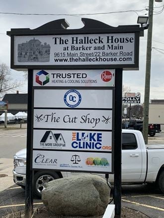 The Halleck House at Barker and Main