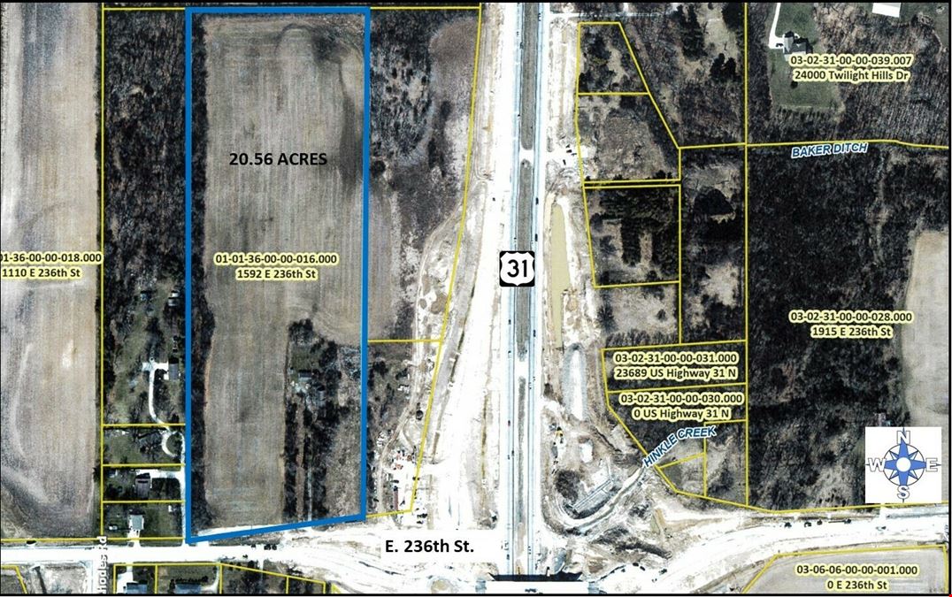 Development Land - 20 Acres near US 31