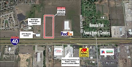 Photo of commercial space at I-40 E and Whitaker in Amarillo