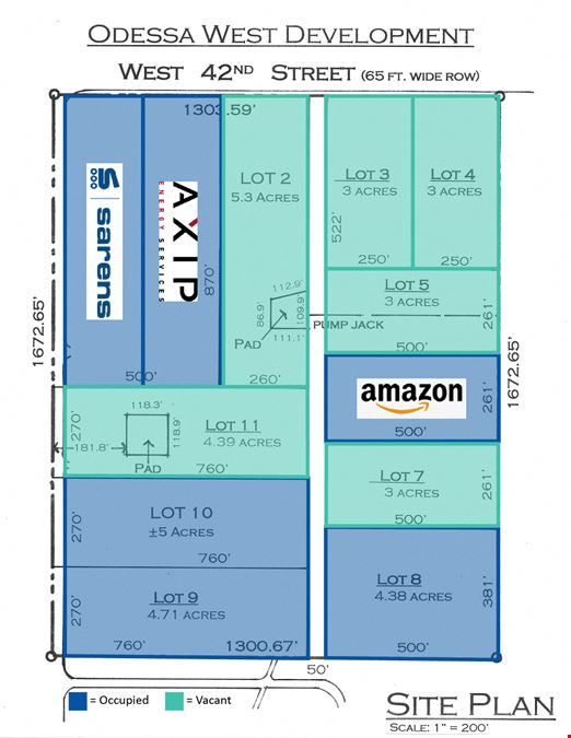 Odessa West Industrial Park - 3-4.39 AC Lots