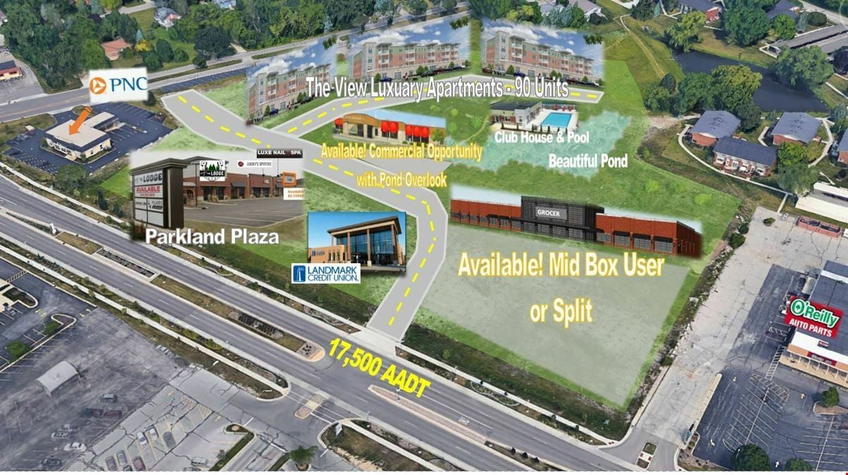 Parkland Towne Center - Outlot For Sale or Lease - Lot 4