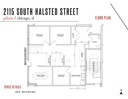 Retail space for Rent at 2115 S Halsted Street in Chicago