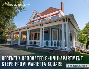 Recently Renovated 8-Unit Apartment Steps From Marietta Square