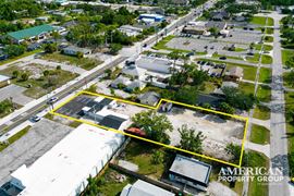 Freestanding Commercial Building with Fenced Land in Downtown Englewood