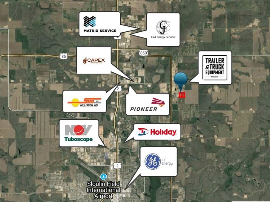 10 - 20  Acre Industrial Lot(s) For Sale or Lease