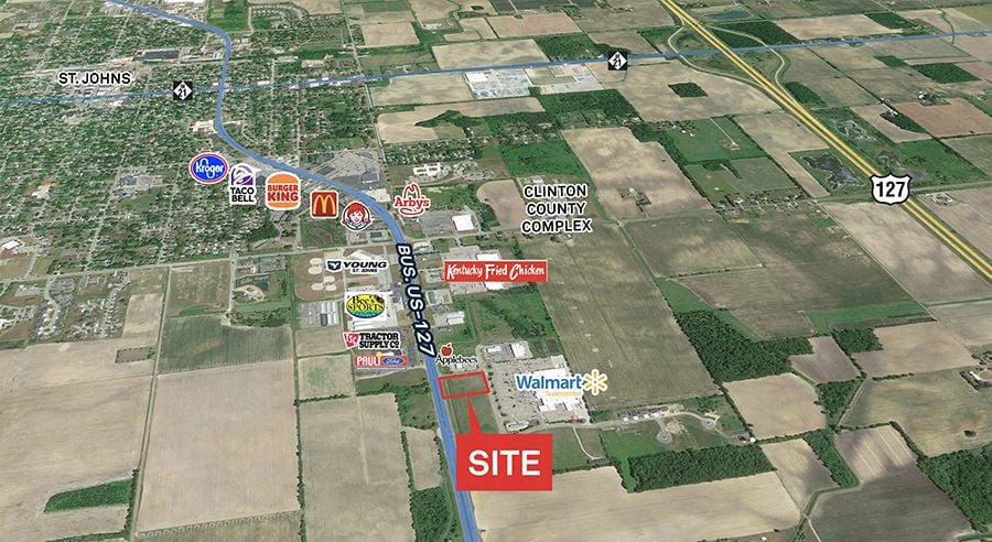 PRICE REDUCED! 3.22 Acres Comm Land/Bus 127-Front of Walmart
