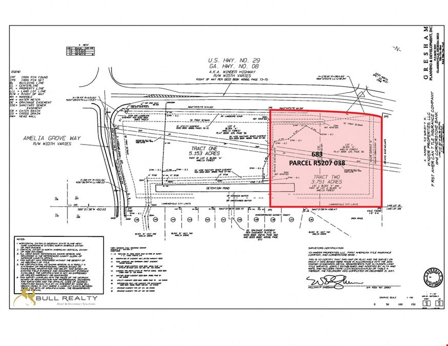 Commercial Development Site | ±3.75 Acres | Lawrenceville, GA