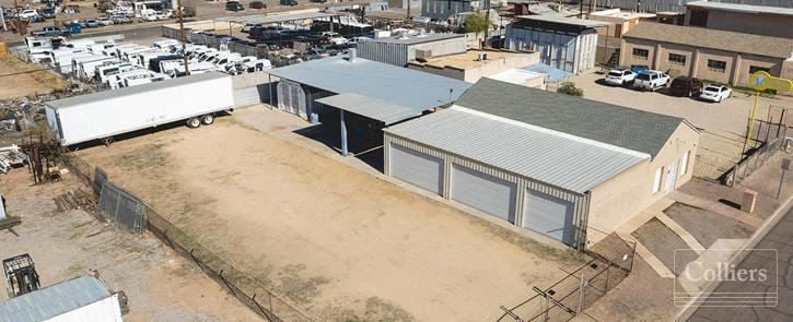 Freestanding Industrial Building with Yard for Lease in Phoenix