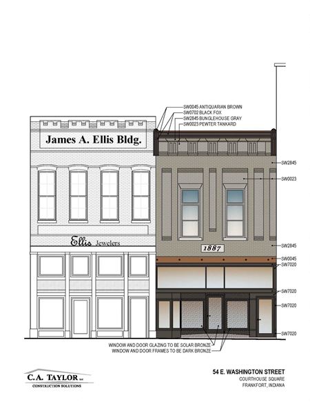 Retail space for Rent at 54 E. Washington St. in Frankfort