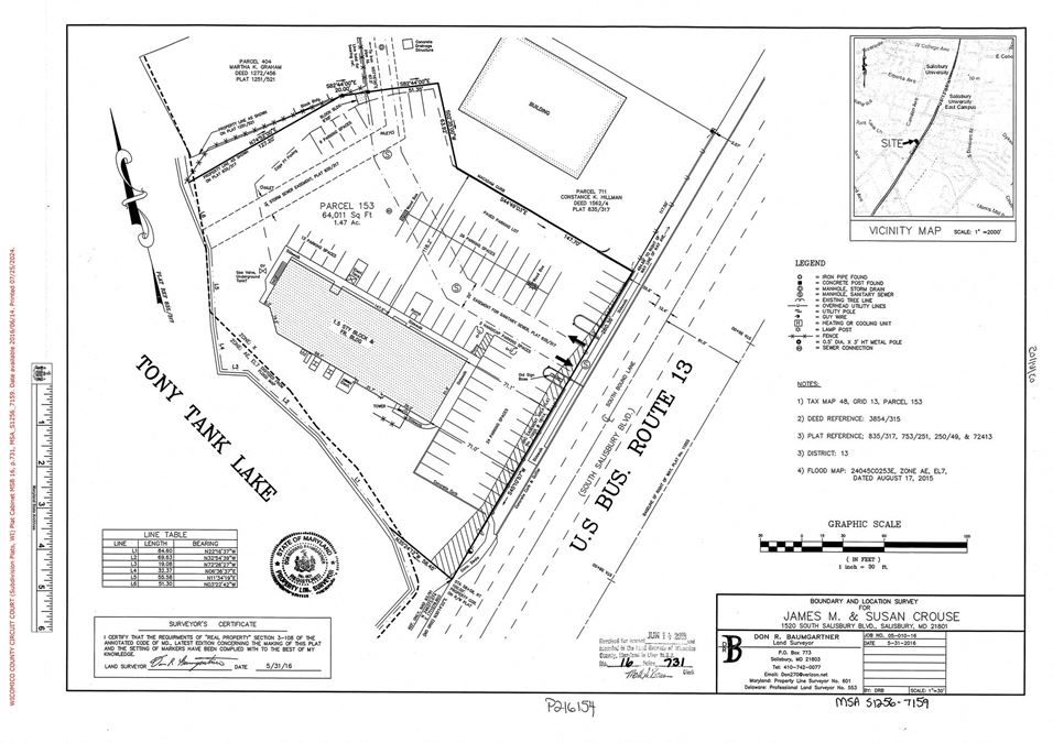 Prime South Salisbury Boulevard Development Property