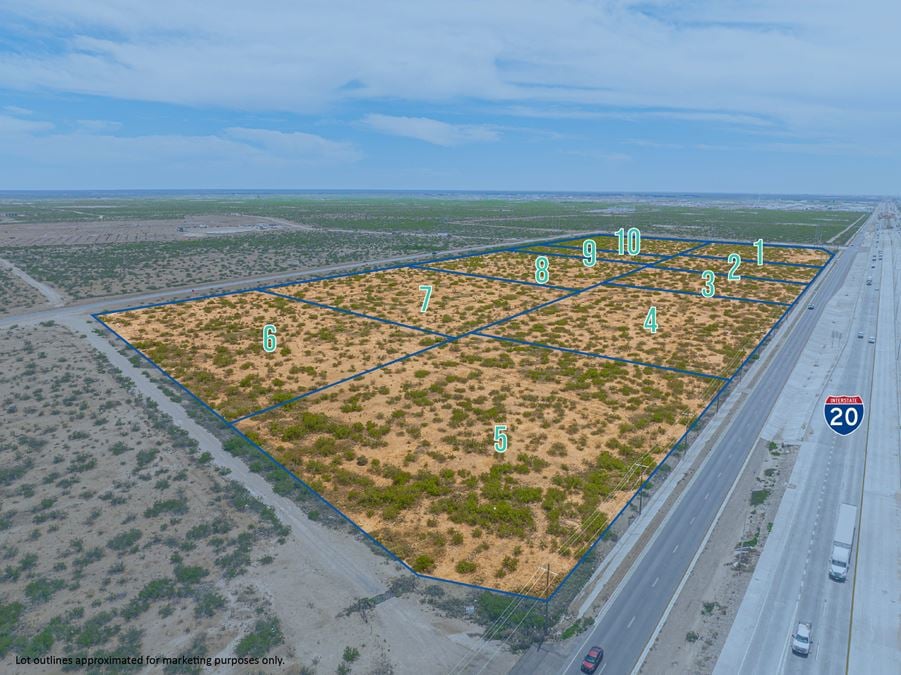 10 Lots on Interstate 20 for Custom Build to Suit!