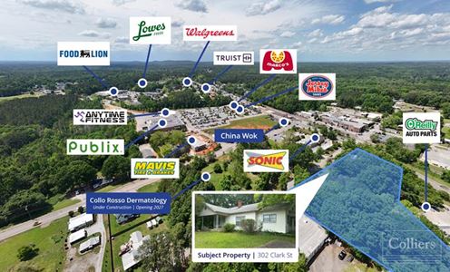±2.12 Acres for Sale with ±2,200-SF Existing Office Building | Chapin, SC