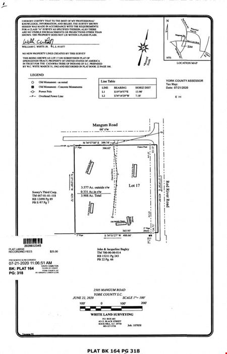 Photo of commercial space at 2505 Mangum Road in Rock Hill