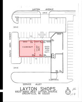 6825-6845 W Layton Ave