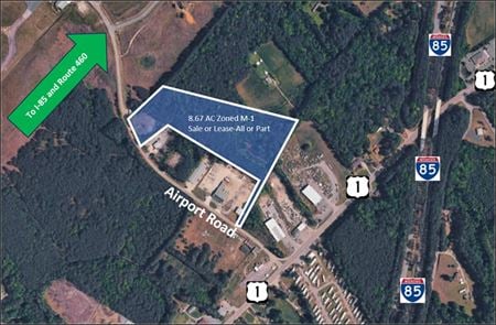 VacantLand space for Rent at Airport Rd & Boydton Plank Rd in North Dinwiddie