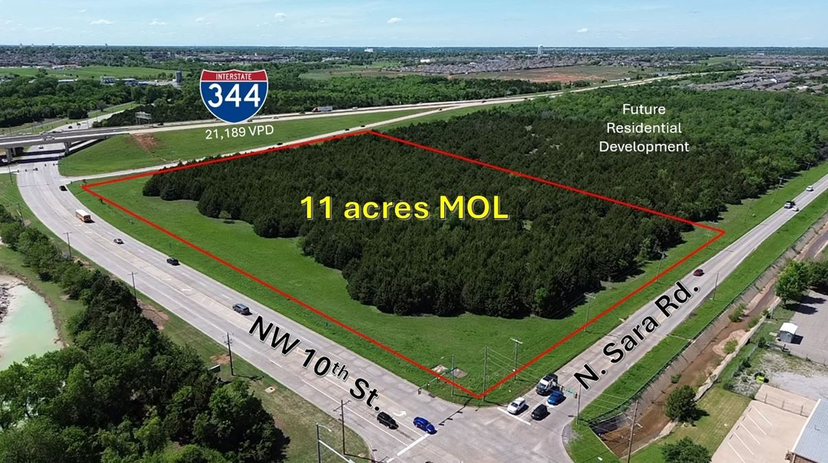 NW 10th & Sara - 11 Acres For Sale