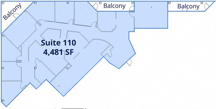 Class A office space at Lake Clearwater