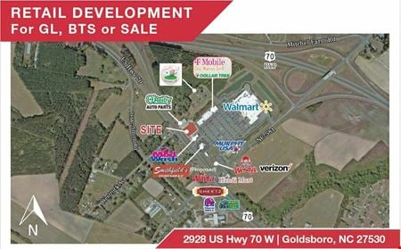 VacantLand space for Sale at 2928 Us Highway 70 W in Goldsboro