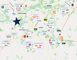 Prime Raw Land Site | ±3.2 AC | Johns Creek, GA