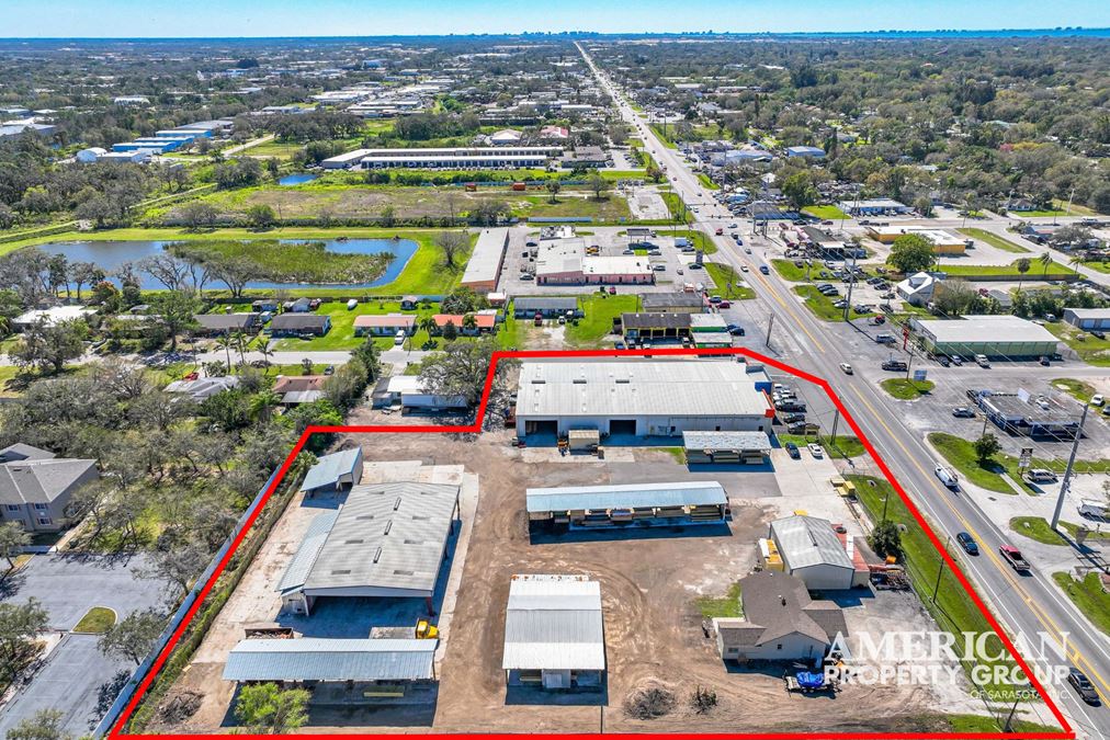 Heavy Commercial Site w/ Frontage & Fully Fenced Outside Storage