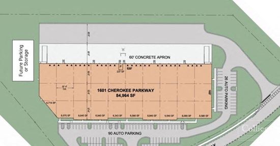 84,964 SF Sublease at 1601 Cherokee Pkwy