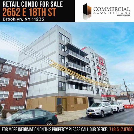 Retail space for Sale at 2652 E 18th St in Brooklyn