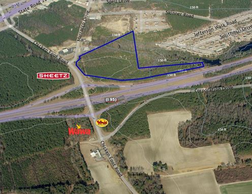 29.55 +/- Acres Chickenfoot Road Lot  off I-95