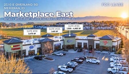 Retail space for Rent at 2310 E Overland Rd in Meridian
