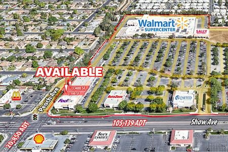 Retail space for Rent at 285-393 W. Shaw Avenue in Clovis
