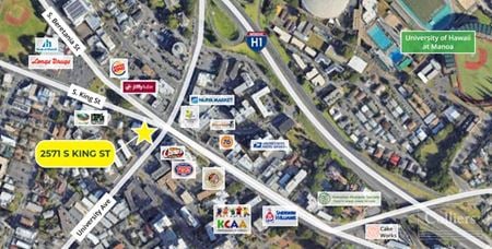 Retail space for Rent at 2571 S King St in Honolulu