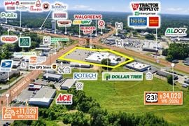 REIT Sale | Dollar Tree + Former Big Lots | 45K VPD | 16% Occupied
