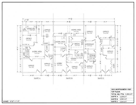 Office space for Rent at 1633 Montgomery Highway in Vestavia Hills