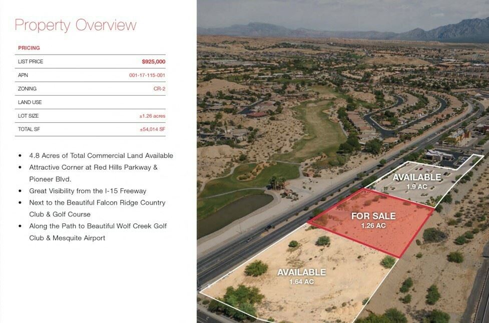 1.26 Acres to 4.8 Acres of Prime Retail Land