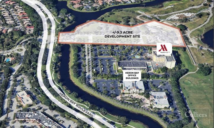 9.3 acre commercial development site situated on the Parkland/Coral Springs border in Heron Bay