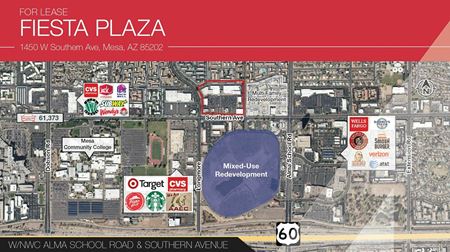 Retail space for Rent at 1360 W Southern Ave in Mesa
