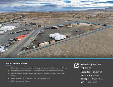 VacantLand space for Rent at 2123 & 2301 Resource Dr in Hazen