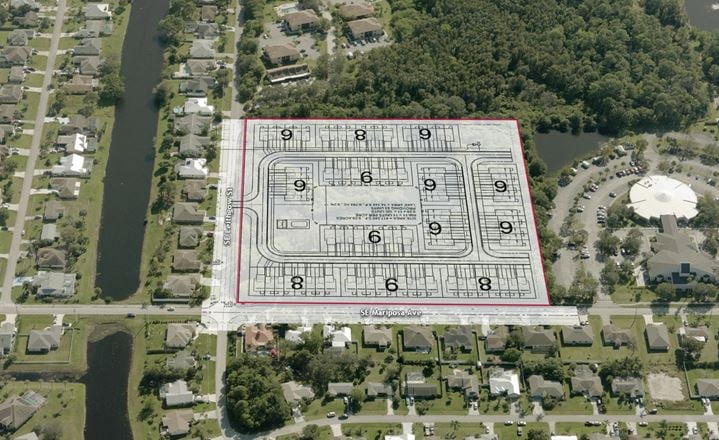9.58 AC Port St Lucie 47 Single-Family Home Lots