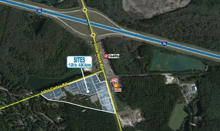Retail Land Parcels: ±1.08 to ±4.86 Acres @ I-16 | For Sale - Bloomingdale