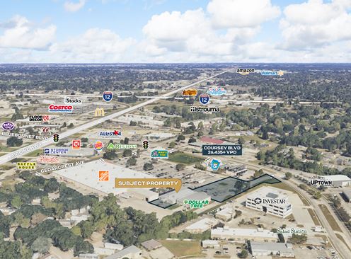 11,500 SF Retail Building with Dock-High Loading near Coursey / Airline