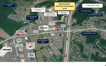 VacantLand space for Rent at 1068-1076 Hospitality Lane in Fredericksburg