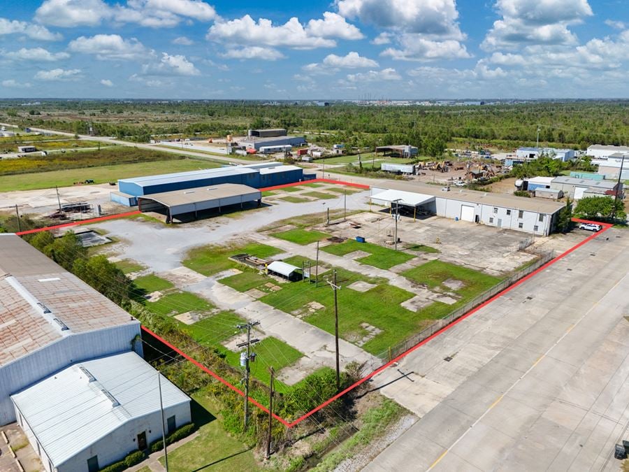 Two-Story Office/Warehouse with Laydown Yard and Covered Storage