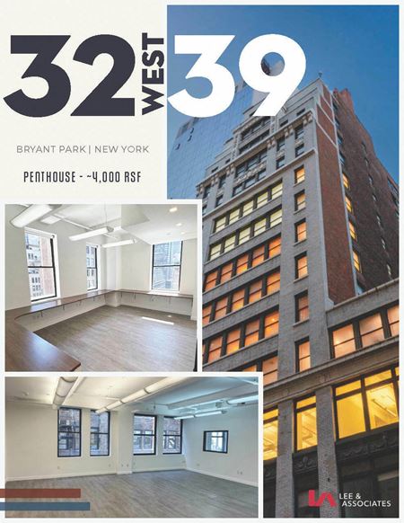 Office space for Rent at 32 W 39th St in New York