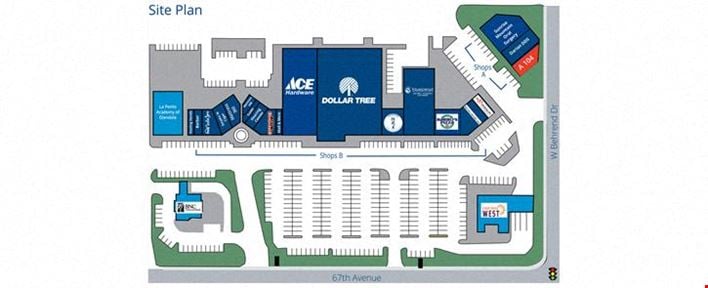 Retail Center Space for Lease in Glendale