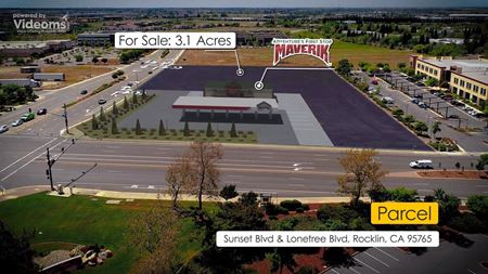 Commercial space for Sale at NWC Sunset Blvd &amp; Lonetree Blvd in Rocklin