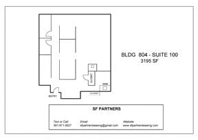 3195 SF 804-Suite 100 Professional Office Space