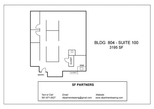 3195 SF 804-Suite 100 Professional Office Space