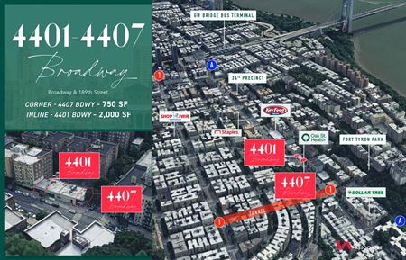 Office space for Rent at 4401 Broadway in New York