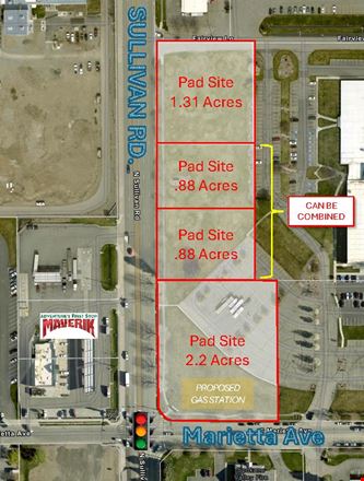 VacantLand space for Rent at 2818 North Sullivan Road in Spokane Valley