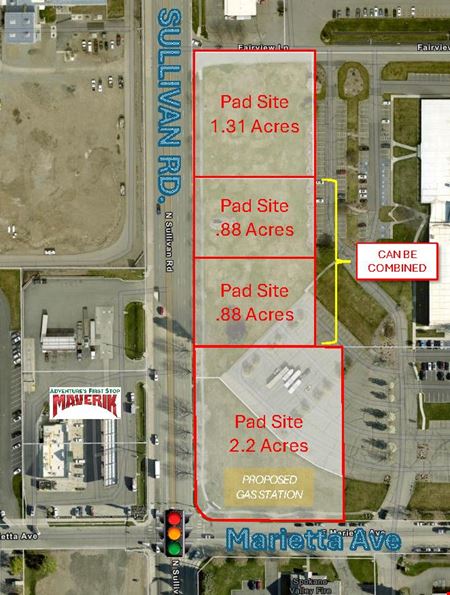 VacantLand space for Rent at 2818 North Sullivan Road in Spokane Valley